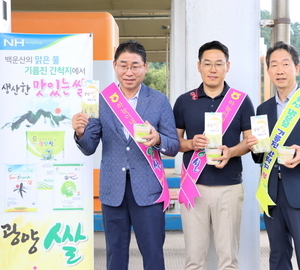 광양농협, 산물벼 본격 수매 시작