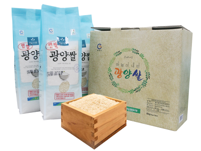 하늘이 내린 광양쌀 2kg*3포(2023년 햅쌀 선물세트)